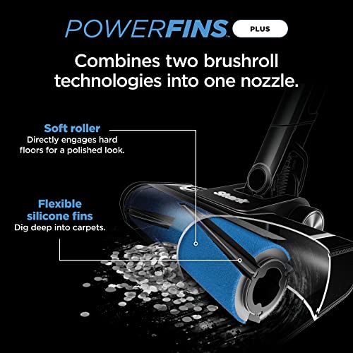 Shark IZ562H Pro Cordless Vacuum with Clean Sense IQ and Odor Neutralizer, PowerFins Plus Brushroll, Includes Duster Crevice Pet Multi Tool, Up To 40 Minute Runtime, Light Blue, Without MultiFLEX