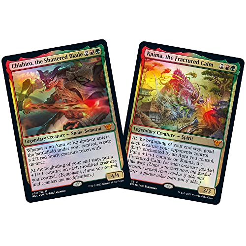 Magic: The Gathering Kamigawa: Neon Dynasty Commander Deck – Upgrades Unleashed (Red-Green) | Minimal Packaging Version