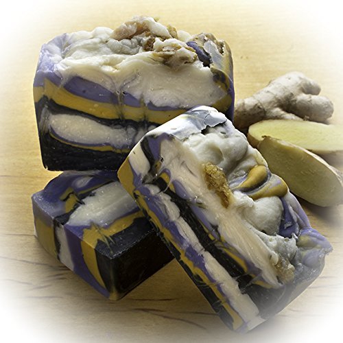 White Tea and Ginger Soap (4Oz) - Handmade Soap Bar with Essential Oils- Organic and All-Natural – by Falls River Soap Company