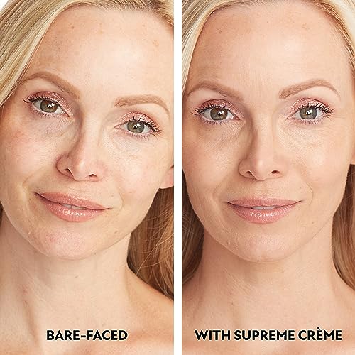 Westmore Beauty Supreme Creme All Over Complexion Perfector - Light 3.3OZ - Face, Leg and Body Makeup - Long Lasting CC Cream Self Tanner Spf Skin Tint For Waterproof, Transfer-Resistant Full Coverage