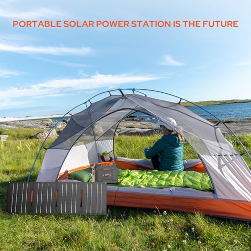 Portable Power Station 100W Portable Generator 146Wh 39600mAh External Lithium Battery Pack with USB C Out, 110V Portable Power Pack with AC Outlet Power Bank for Camping Home Use RV Vanlife