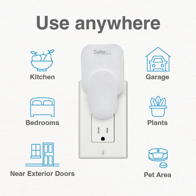 Safer Brand Home SH502-2SR 2 Indoor Plug-in Fly Traps for Flies, Fruit Flies, Moths, Gnats, and Other Flying Insects – 2 Traps + 2 Glue Cards