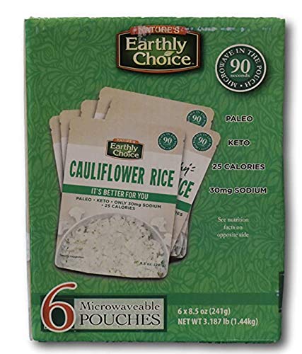 Nature's Earthly Choice Cauliflower Rice - 6 Pouches (6 x 8.5 ounces)
