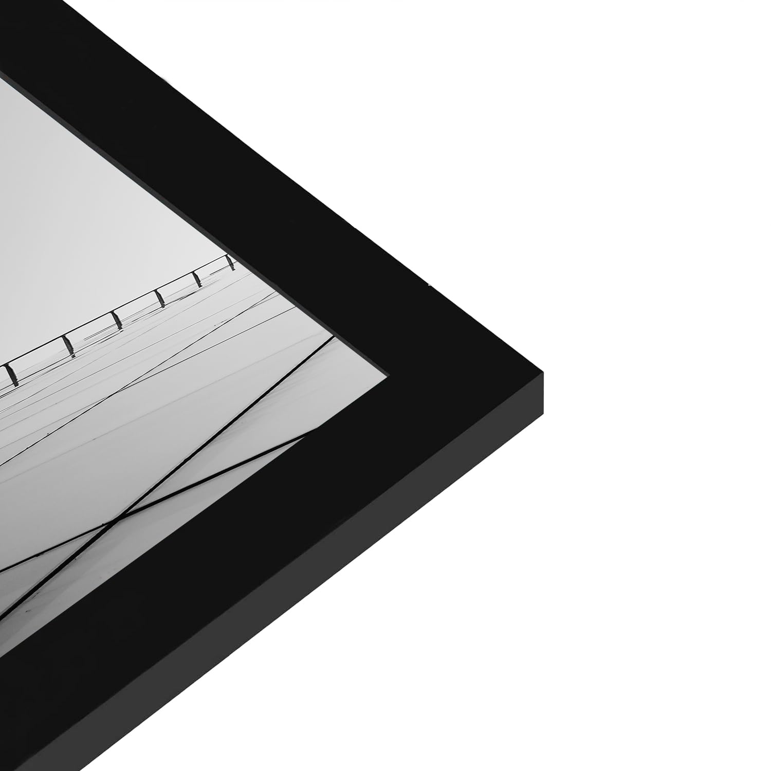 PEALSN 11x14 Picture Frame, Display Pictures 8 x 10 with Mat or 11 x 14 Without Mat for Wall Mounting Display, Photo Frames, Black