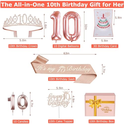 75th Birthday Decorations For Women, Include 75th Birthday Sash and Tiara, Birthday Cake Topper and Number 75 Candles, 75 Balloons, 3D Birthday Card, 75th Birthday Gifts Women