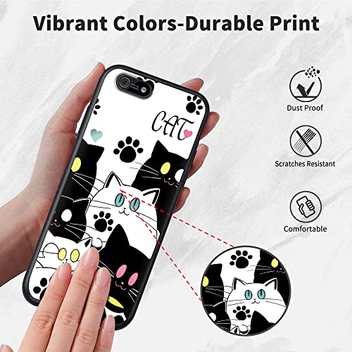 RYUITHDJP for Cloud Stratus C5 Elite Phone Case 5.5" with Cat Cute Paw Cartoon Anime Theme Design, Case for Cloud Stratus C5 TPU Stylish Shockproof Cover