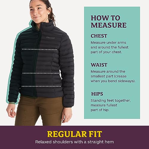 MARMOT Women's Echo Featherless Jacket - Lightweight, Down-Alternative Insulated Jacket, Arctic Navy, X-Small