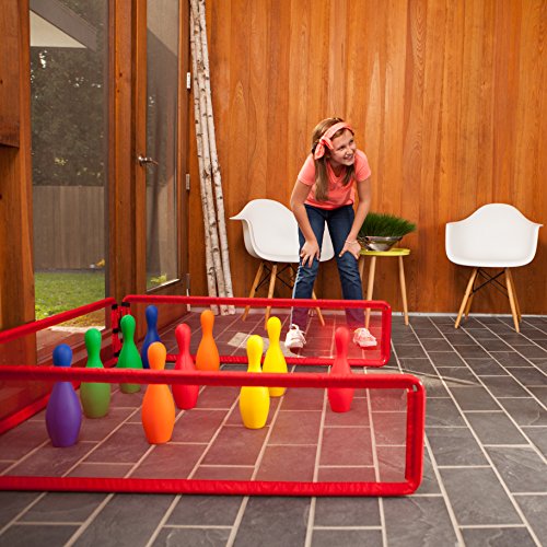 Champion Sports Bowling Pin Backstop: Sporting Goods Equipment for Training & Family Games