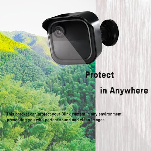 SKYWORLD All-New Blink Outdoor Camera Mount, Weatherproof Protective Housing and 360° Adjustable Mount for Blink 4th 3rd Gen with Blink Sync Module 2 Mount (Black 2 PCS)