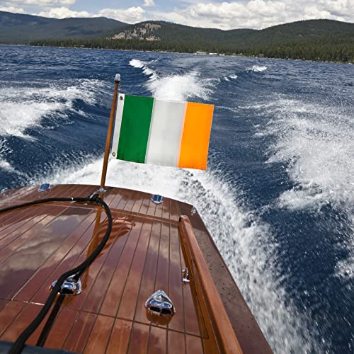 TOPFLAGS Ireland Flag Irish Outdoor Flag 12x18 Sewn Stripes Large Flags Heavy Duty Outdoor Vivid Color Fade-resistant