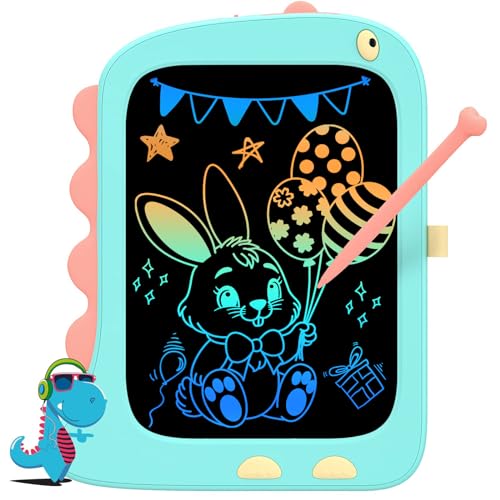 TEKFUN Kids Toys LCD Writing Tablet - 8.5inch Drawing Board, Dinosaur Toys for Kids 3 5 7 2 4 Year Old Boys Girls, Christmas Gifts for Kids Toddler Toys, Dinosaur Games Boy Girl Birthday Gifts (Blue)