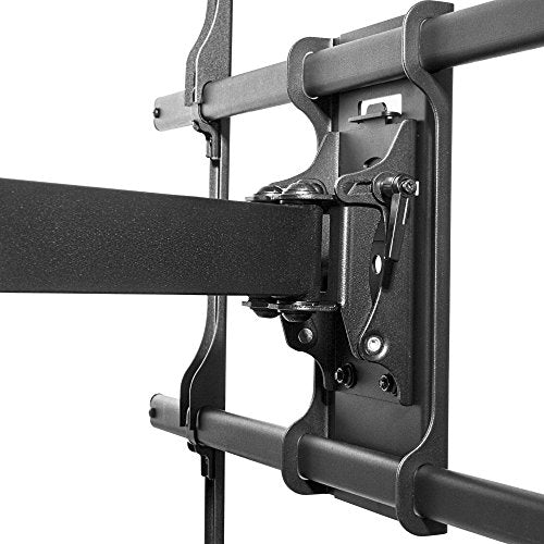 Kanto FMX3 Full Motion Articulating TV Mount for 50 to 100 inch TVs | Supports up to 150 lb (68 kg) | Up to 28" Extension | +15° to -5° Tilt | 88° Swivel | Black.