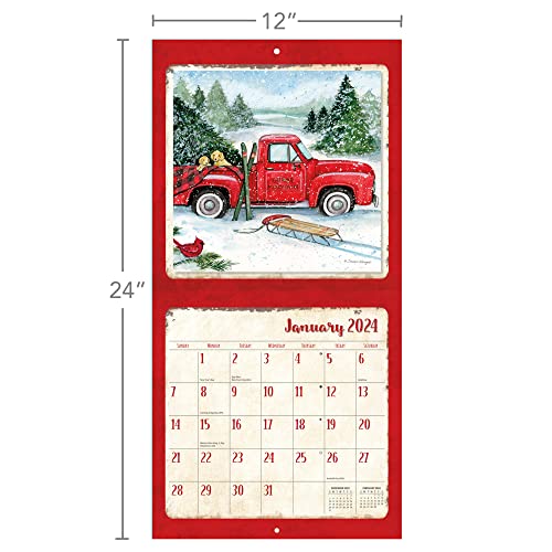 WSBL Country Road 2023 12X12 Wall Calendar (23997001744)