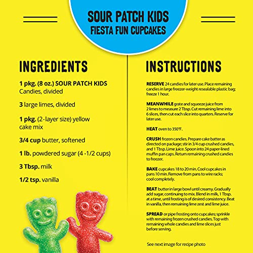 SOUR PATCH KIDS Soft & Chewy Candy, Bulk Candy, 24 - 2 oz Bags
