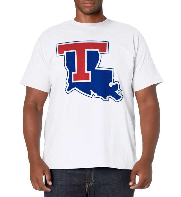 Louisiana Tech Bulldogs Icon White Officially Licensed T-Shirt