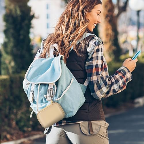 Portable Charger Power Bank Case for Swyop/for Feob/for Charmast/for JEJILL/for LanLuk/for VEGER/for iWALK/for Taegila/for Kuulaa and More Small Charging Battery Pack - Bag Only (Beige)