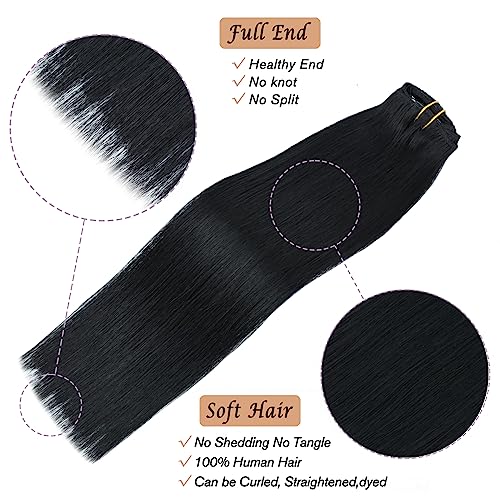 Honsoo Hair Extensions Clip Ins Real Human Hair Medium Brown Fading To Honey Blonde 100g 12in 7pcs Full End Stunning Soft Shine Hair Extensions
