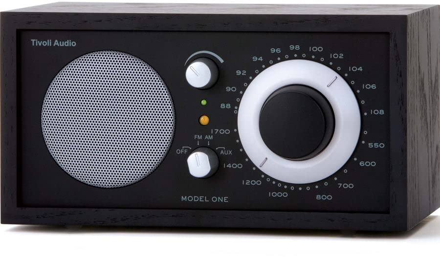 Tivoli Audio Model One AM/FM Table Radio in Black/Silver (M1BBS)