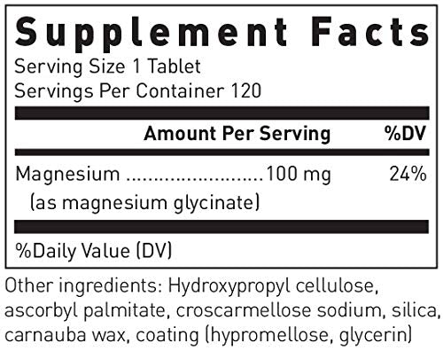 Douglas Laboratories - Magnesium Glycinate - Supports Normal Heart Function and Bone Formation - 120 Tablets