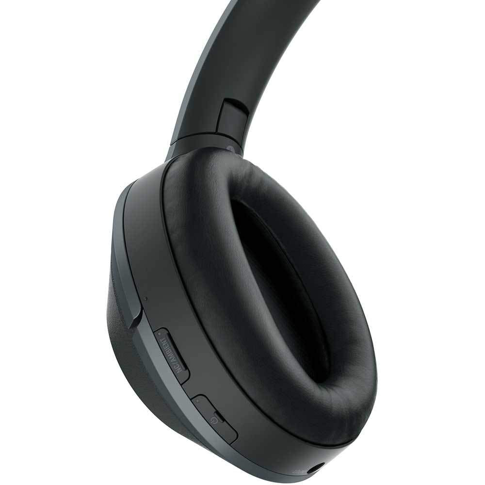 Sony Noise Cancelling Headphones WH1000XM2: Over Ear Wireless Bluetooth Headphones with Microphone - Hi Res Audio and Active Sound Cancellation - Black (2017 model)