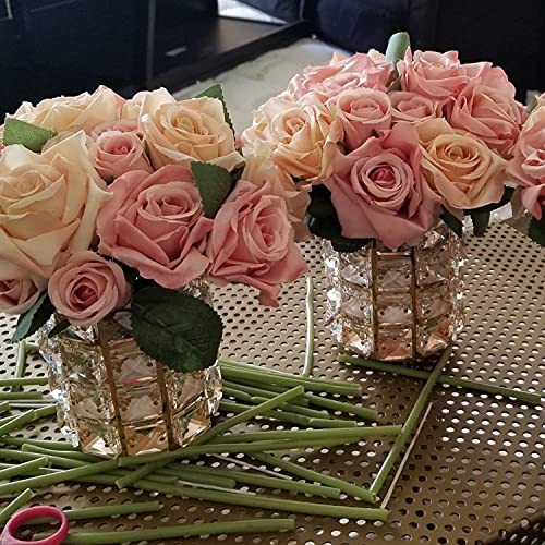 LUGUNU Makeup Brush Holder Organizer Crystal Vanity Decor Bling Personalized Comb Brushes Pen Storage Box Container (Crystal Pot)