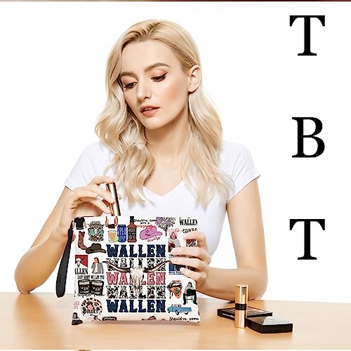 Western Cosmetic Bag Cow Print Stuff Western Stuff Western Gifts for Women Cowgirl Farm Girls Daughter Mom Cow Themed Gifts Cow Print Makeup Bag Travel Organizer Mothers Day Graduation Birthday Gifts