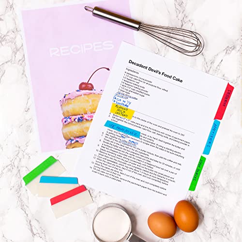 Avery Filing Ultra Tabs, 3" x 1.5", 2-Side Writable, Red/Blue/Green, 24 Repositionable File Tabs (74775)