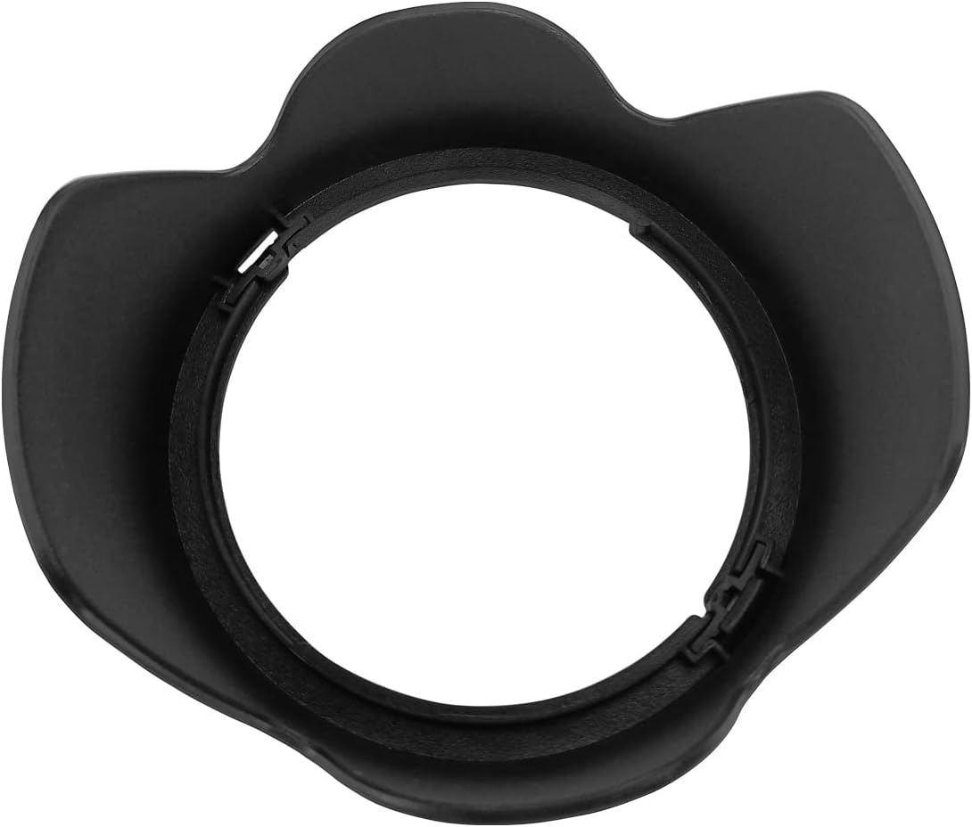 EW-73B Lens Hood Shade for Canon EF-S 18-135mm f/3.5-5.6 is(Not is USM),18-135mm f/3.5-5.6 is STM(Not USM),EF-S 17-85mm f/4.5-5.6 is USM SLR Lens,67MM Digital Tulip Flower Lens Hood Black