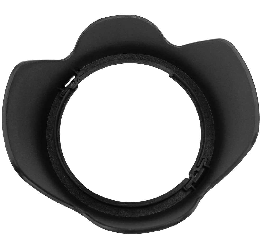 EW-73B Lens Hood Shade for Canon EF-S 18-135mm f/3.5-5.6 is(Not is USM),18-135mm f/3.5-5.6 is STM(Not USM),EF-S 17-85mm f/4.5-5.6 is USM SLR Lens,67MM Digital Tulip Flower Lens Hood Black