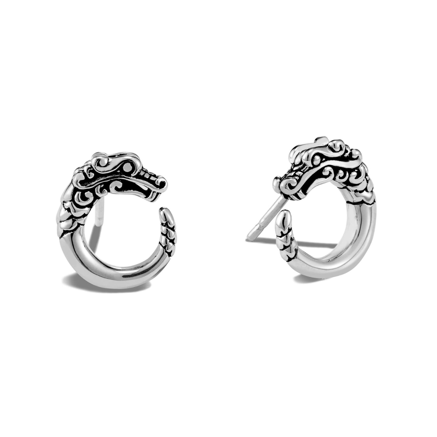 Legends Naga Silver Stud Earrings