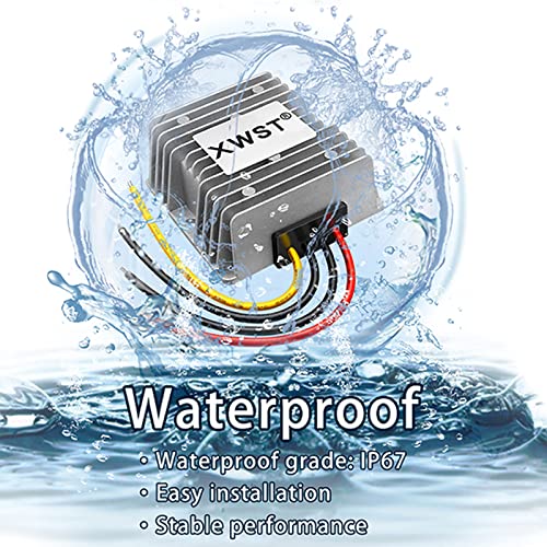 XWST DC DC Converter Reducer 30-90v 24v 48v 60v 72v to 24v DC Converter Step Down Buck 15A 360W dc Voltage Regulator for Golf Cart Car Device