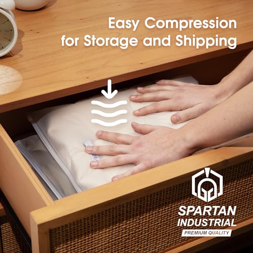 Spartan Industrial - 6" X 9" (100 Count) 3 Mil Frosted Zipper Bags With Vent Hole - Reclosable Packaging Bags for Cosmetics, Prints, Accessories