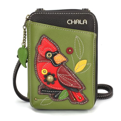 CHALA Wallet Crossbody Cell Phone Purse - Women Faux Leather Multicolor Handbag with Adjustable Strap - Turtle - black