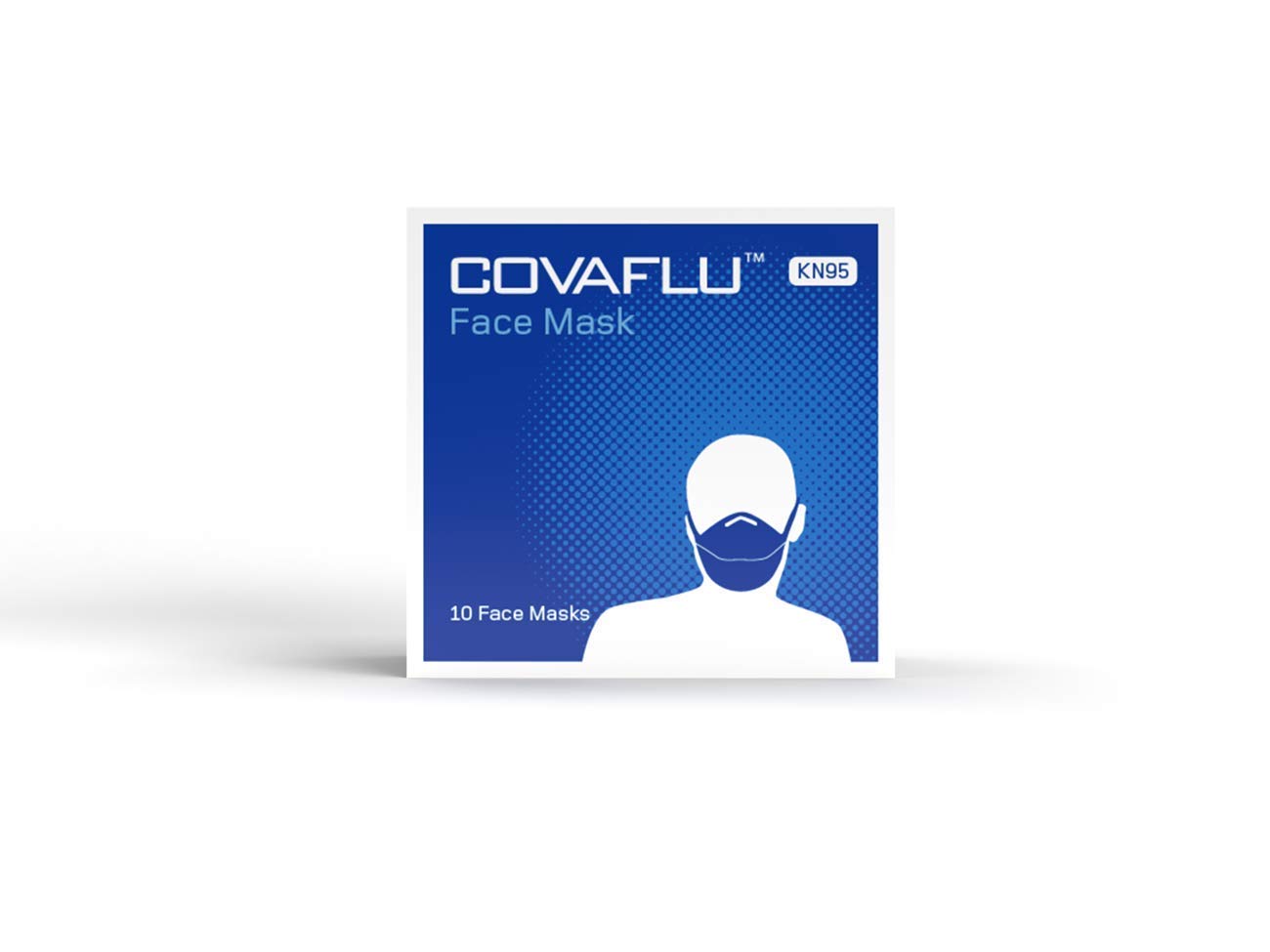 Covaflu KN95 Face Masks, White Face Mask Pack of 10 | KN95 Masks for Adults, Disposable Mask for Daily Use & Travel, Dust & Pollen Protection - Comfortable Fit with Loops