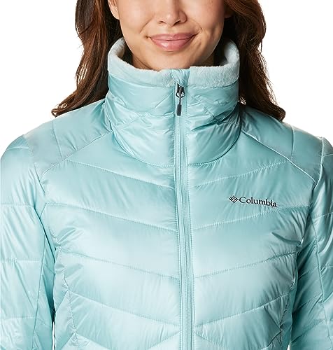 Columbia Women's Joy Peak Jacket, Aqua Haze, X-Small