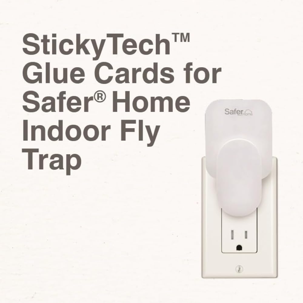 Safer Home SH503 Indoor Plug-In Fly Trap Refill Pack of Glue Cards for SH502 Indoor Fly Trap – 3 Count (Pack of 1)