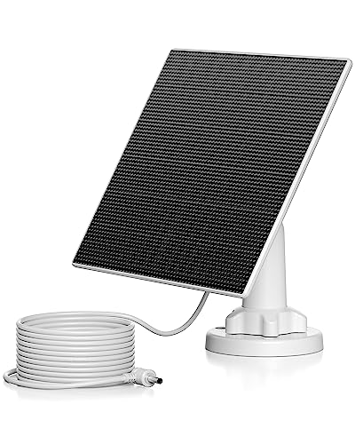 EBL Solar Panel Compatible for Ring Camera, 5V 5W Portable Camera Solar Charger Compatible for Spotlight Cam Battery and Stick Up Cam Battery 2nd & 3rd Gen