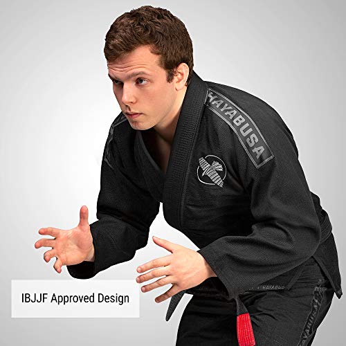 Hayabusa Lightweight Jiu Jitsu Gi - Black, A0