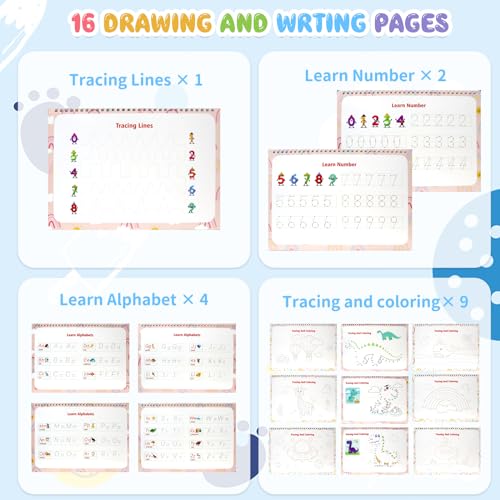 Busy Book for Toddlers, Montessori Toys for 2 3 4 5 6 Years Old Kids Preschool Learning Activities with 32 Themes, Educational Autism Sensory Travel Toys Christmas Birthdays Gifts for Boys Girls