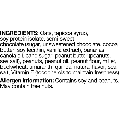 KIND Breakfast, Healthy Snack Bar, Peanut Butter Banana Dark Chocolate, Gluten Free Breakfast Bars, 8g Protein, 1.76 OZ Packs (6 Count)