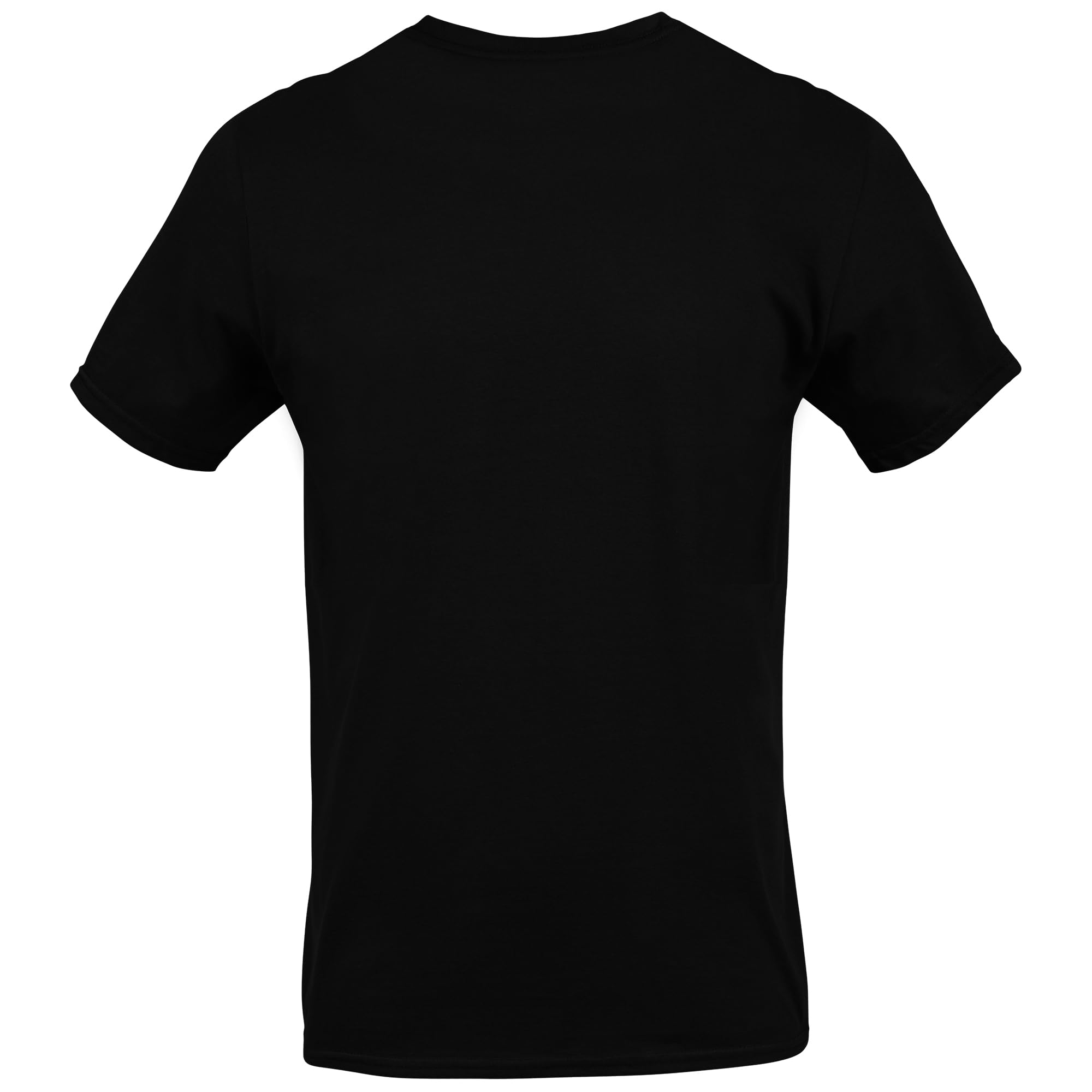 Gildan Men's Crew T-Shirts, Multipack, Style G1100, Black (6-Pack), Large