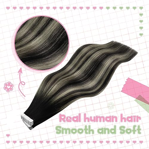 YoungSee Nano Bead Brown Hair Extensions Human Hair Darkest Brown Nano Hair Extensions Brown Hair Extensions Nano Tip Cold Fusion Nano Hair Extensions Silky Nano Human Hair for Women 20In 1G/S 50G