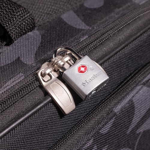 Master Lock TSA-Accepted Luggage Lock, 7/8 in. Wide, 4683Q (Pack of 4) Keyed Padlock, 4 Pack, Brass