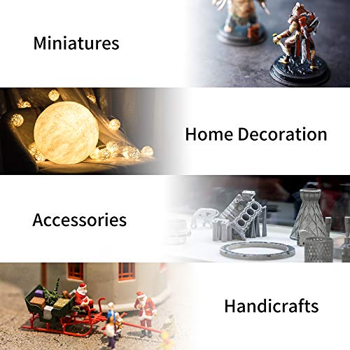 ANYCUBIC 3D Printer Filament PLA 1.75mm, FDM Printer Filament 1kg Spool (2.2 lbs), Dimensional Accuracy +/- 0.02 mm (1kg, Black)