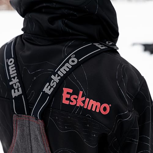 Eskimo Men's Standard Topographic Hoodie, Topo Black, Small