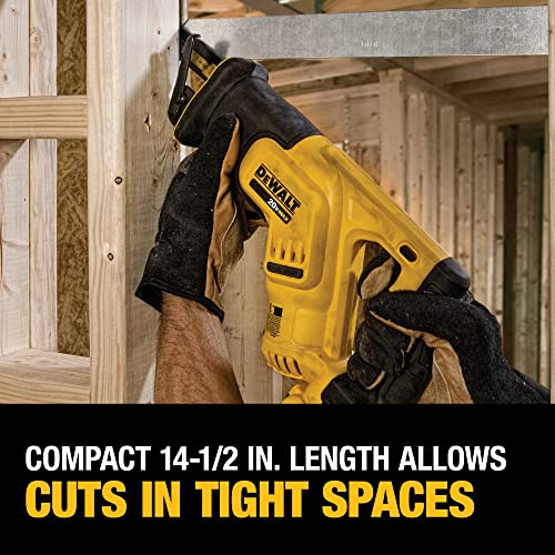 DEWALT 20V MAX* Cordless Reciprocating Saw Kit, Compact, 2-Amp Hour (DCS387D1)