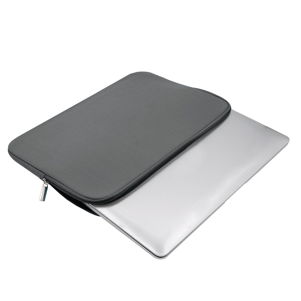 RAINYEAR 11-11.6 Inch Laptop Sleeve Protective Case Soft Carrying Computer Zipper Bag Cover Compatible with 11.6" MacBook Air for 11" Notebook Tablet Ultrabook Chromebook (Gray)