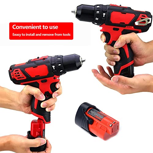 DV8DKV7 2 Packs Replace for Milwaukee M12 12 Volt Cordless Tools 6.0Ah Battery, Compatible with Milwaukee 12V 48-11-2410 48-11-2420 48-11-2411 48-11-2401 12 Volt Lithium Ion Battery