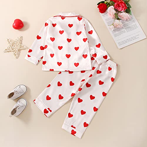 Dinosaur Pajamas for Toddlers Boy Girl Silk Pjs Buttons-on Sleep Shirt Satin Summer Short Pajamas Set Sleeper (Dinosaur 2T)
