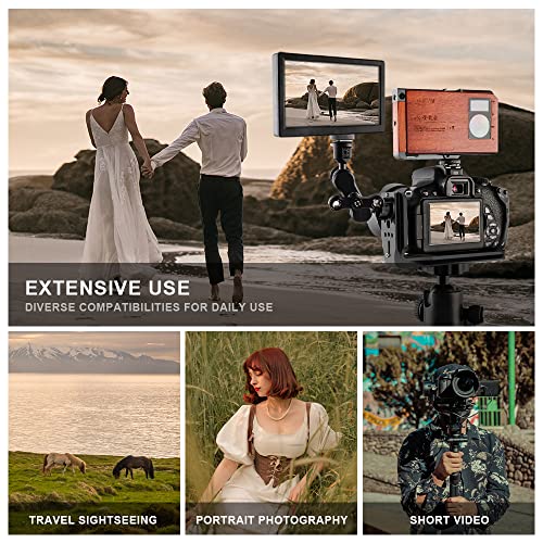 (Real Single One) DSLR Camera L Bracket Quick Release Plate Vertical Horizontal Switching Tripod Compatible with Canon Nikon Sony DJI Ronin Zhiyun Stabilizer Tripod Monopod Can't fit Manfrotto